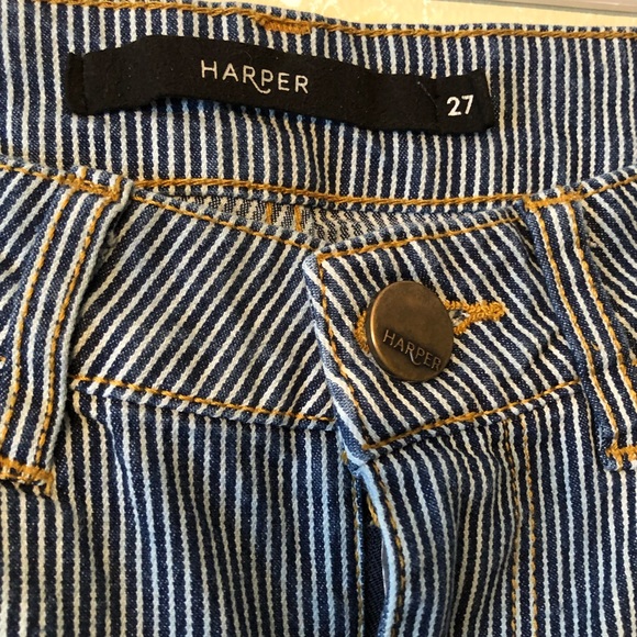 Harper Pinstriped Jeans - Picture 5 of 7